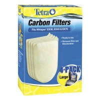 Tetra 26332 Whisper EX Carbon Filter Cartridges, Large, 4-Pack