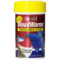 Tetra Blood Worms Freeze Dried Treat, 0.28-Ounce, 100-Ml