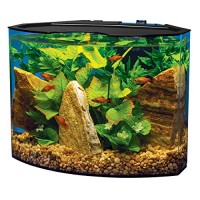 Tetra Crescent Acrylic Aquarium Kit, Energy Efficient LEDs, 5-Gallon