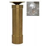 Thaoya Brass pond sprinkler nozzle, Adjustable Water Fireworks Fountain Outdoor Birdbath Watering for Spray Pond, Garden and Patio, Square SSH335 (1”)