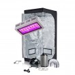 TopoGrow LED Grow Tent Complete Kit LED 300W Grow Light Kit Panel Lamp Full-Spectrum+32"x32"x63" Indoor Grow Tent Package +4" Fan&Filter&Ducting Co...