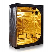 TopoLite 48"x24"x60" 600D Grow Tent Room Reflective Mylar Indoor Garden Growing Room Hydroponic System Dark Room