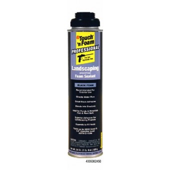 Touch 'n Foam 4006002450 Pro Exterior Black Gun Foam