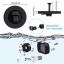 Solar Powered Bird Bath Fountain Pump 1.4W Floating Solar Panel Fountain Water Pumps Kit Outdoor Birdbath Water Fountain Pump for Pond, Pool, Patio...