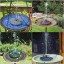 Solar Powered Bird Bath Fountain Pump 1.4W Floating Solar Panel Fountain Water Pumps Kit Outdoor Birdbath Water Fountain Pump for Pond, Pool, Patio...