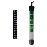 Uniclife HT-2100 Submersible Aquarium Heater 100W with Thermometer and Suction Cup, 25 gallon