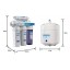 US Aqua Platinum Series Deluxe High Capacity 100GPD 5-Stage Under Sink Reverse Osmosis Ultimate Purifier Drinking Water Filter System - Free Bonus ...