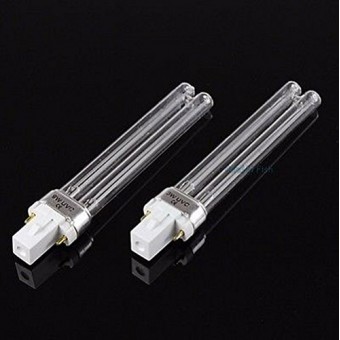 2 PCS Replacement Uv Light Bulbs 9w Watt G23 Base for Aquarium UVC Sterilizer