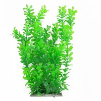 12" Green Water Plastic Plant Decoration for Aquarium