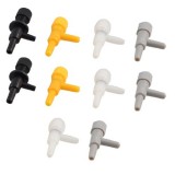 uxcell Assorted Color Plastic 2 Way Air Control Valves 10 Pcs for Aquarium Fish Tank