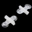 uxcell Plastic Aquarium Fish Tank Breeding Separator Glass Suction Cup Divider Sheet Holder Clip 5 Pcs Clear