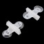 uxcell Plastic Aquarium Fish Tank Breeding Separator Glass Suction Cup Divider Sheet Holder Clip 5 Pcs Clear