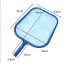 Net Leaf Skimmer, landing net, Plastic Mesh Net Skimmer Clean Tool for Swimming Pool Pond Hot Tub Fountain Fish Tank
