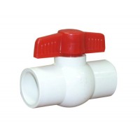 Valterra 700-10 PVC Ball Valve, White, 1" Slip