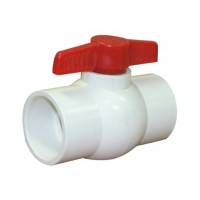 Valterra 700-20 PVC Ball Valve, White, 2" Slip