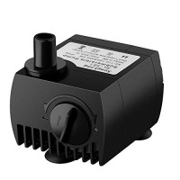 VicTsing 80 GPH (300L/H, 4W) Submersible Water Pump For Pond, Aquarium, Fish Tank Fountain Water Pump Hydroponics with 5.9ft (1.8M) Power Cord