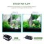 VicTsing Air Pump Ultra Silent High Out Energy Efficient Aquarium Air Pump Fish Tank Oxygen Air Pump With 2 Air stone/2M Silicone Tube-Black