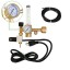 VIVOSUN Hydroponics CO2 Regulator Emitter System with Solenoid Valve Flowmeter for Grow Room Grow Tent Green House Aquarium