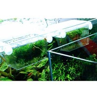 VORCOOL Fish breeding box Aquarium Self-floating Fish Breeding Isolation Box Breeder Hatchery Incubator (Transparent)