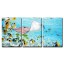 wall26 - 3 Piece Canvas Wall Art - Colorful Fish, Stingray and Black Tipped Sharks Underwater in Bora Bora Lagoon - Modern Home Decor Stretched and...
