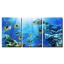 wall26-3 Piece Canvas Wall Art - Photo of a Tropical Fish on a Coral Reef - Modern Home Decor Stretched and Framed Ready to Hang - 24"x36"x3 Panels