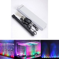 Xcellent Global Multi Color Changing 12 Inch 12 RGB LED Underwater Submersible Aquarium Fish Tank LED Lights Air Bubble Lights M-LD080S