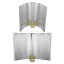 Yescom 5pc 27"x18" Adjustable Wing Reflector Hood for Hydroponic 1000w 600w 400w 250w HPS MH Grow Tent Light Kit