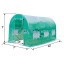 Z ZTDM 12'×7'×7' Outdoor Large Green House Walk in Greenhouses Tents Plants Gardening Backyard Protective Shed Nursery Grow (12'×7'×7')