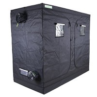 Zazzy 96“X48 X 80 Plant Growing Tents 600D Mylar Hydroponic Indoor Grow Tent for Plant Growing
