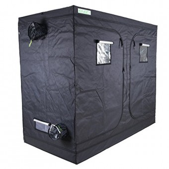 Zazzy 96“X48 X 80 Plant Growing Tents 600D Mylar Hydroponic Indoor Grow Tent for Plant Growing