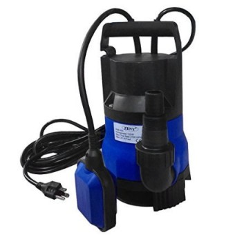 Zeny Submersible Pump Portable 2000GPH 1/2HP Clean/ Dirty Water Folding Pond Swimming Pool Tool (#2)