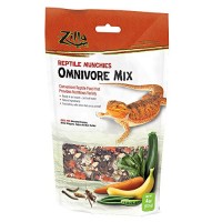 Zilla Reptile Food Munchies Omnivore Mix, 4-Ounce