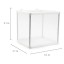 ZOSEN Aquarium Fish Breeder Box Isolation Box Breeder Hatchery Incubator (white)