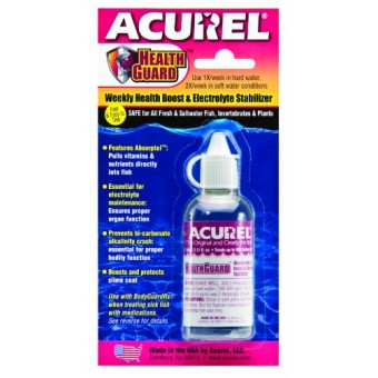 Acurel LLC Healthguard 50-ml Aquarium and Pond Water Treatment Treats, 500-Gallon