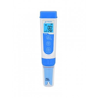 Apera Instruments EC60 Premium Waterproof Conductivity Pocket Tester, ±1% F.S Accuracy, Easy Switch of EC/TDS/Salinity, Replaceable BPB Sensor