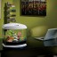 Aqueon LED MiniBow Aquarium Starter Kits with LED Lighting, 5 Gallon, White