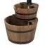 Astonica 40201032 Country Cascading Wood Hand Pump Fountain