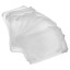 BCP 15 Pieces Nylon Aquarium Filter Media Bag Mesh Filter Bag Net Bag with Zipper White Color 8 x 5.75 inches