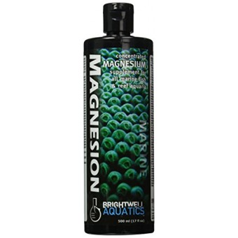 Brightwell Aquatics ABAMAG500 Magnesion Liquid Salt Water Conditioners for Aquarium, 17-Ounce
