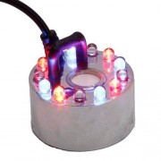 Etree Ultrasonic Mist Maker Fogger Water Fountain Pond 12 LED Etree Ultrasonic Mist Maker Fogger Water Fountain Pond 12 LED