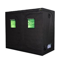 96"x48"x80"Mylar Hydroponic Grow Tent with Obeservation Window and Floor Tray for Indoor Plant Growing 8x4 Feet (96"x48"x80")