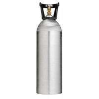 Cyl-Tec 20 lb CO2 Tank - New Aluminum Cylinder with CGA320 Valve and Carry Handle