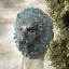 Design Toscano Florentine Lion Head Spouting Bronze Garden Wall Sculpture