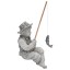 Design Toscano Frederic the Little Fisherman of Avignon Boy Fishing Garden Statue, 15 Inch, Polyresin, Two Tone Stone