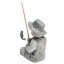 Design Toscano Frederic the Little Fisherman of Avignon Boy Fishing Garden Statue, 15 Inch, Polyresin, Two Tone Stone