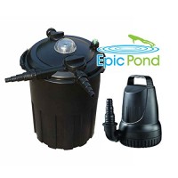 Epic Pond GinFlo 3000 Pump, Filter and UV Combo Kit for Ponds up to 3,000 Gallons