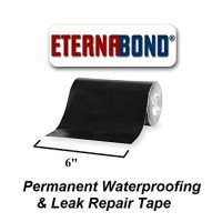 BLACK Eternabond Mobile Home RV Rubber Roof Repair 6" x 10' - 10 Foot, 10 Feet
