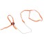 GBSELL Adjustable Reptile Lizard Harness Leash Adjustable Multicolor Light Soft Fashion (orange)