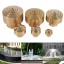 GLOGLOW 1/4''1/2''3/4''1''3/2''2''Brass Column Garden Pond Water Fountain Nozzle Sprinkle Spray Head(1/2")