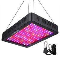 Growstar 2000W LED Grow Light, Double Chips LED Grow Lamp Full Spectrum for Hydroponic Indoor Plants Flower and Veg with UV IR Daisy Chain (12-Band...